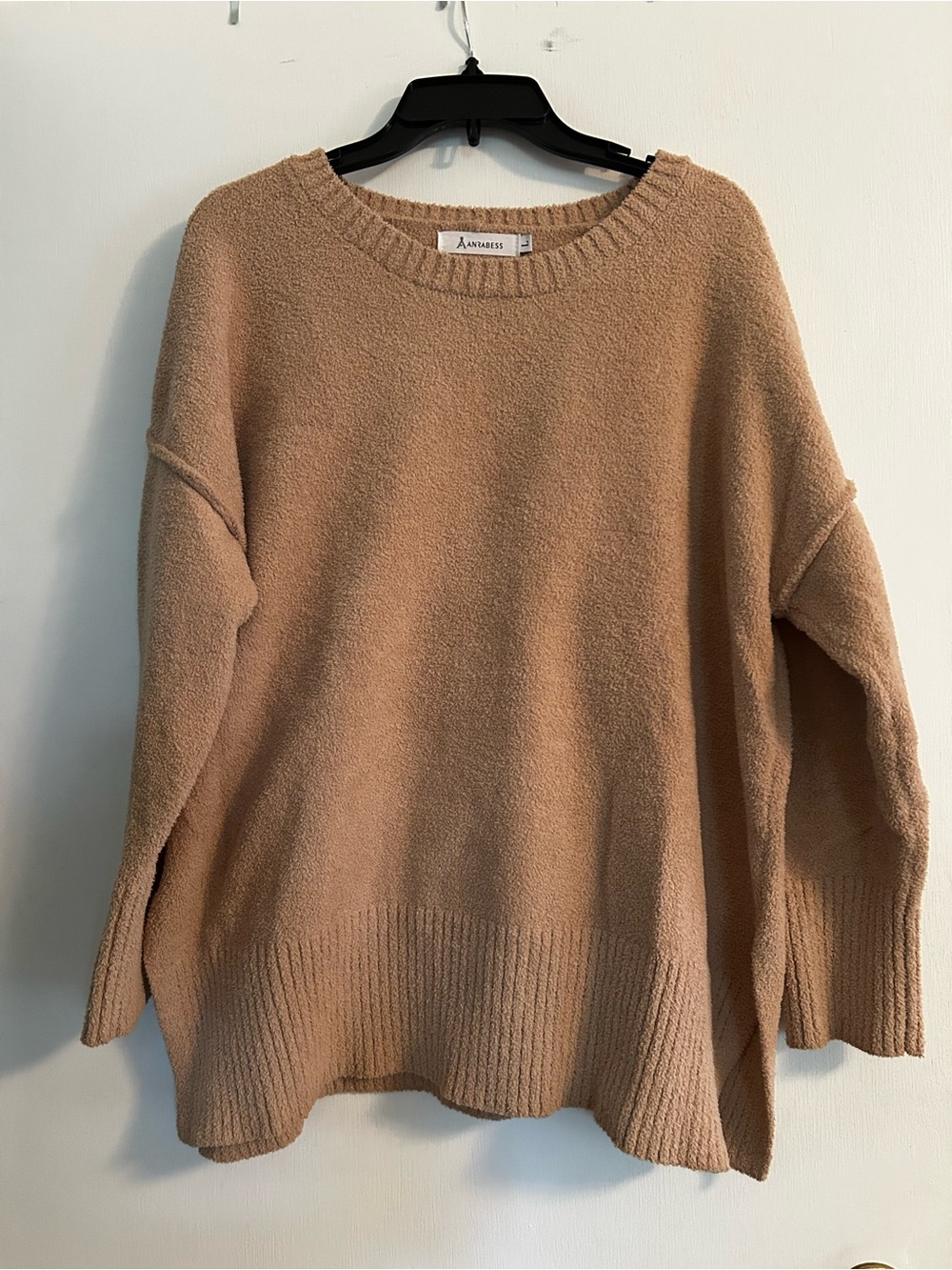 Cozy Crewneck Sweater - Camel